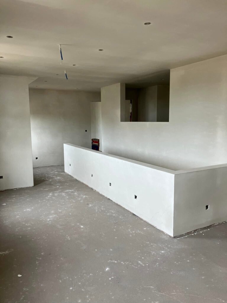 stucwerk woning door stukadoor